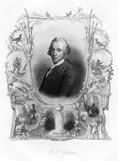 Christian Furchtegott Gellert, German poet, (19th century) Christian Furchtegott Gellert, German poet, (19th century)