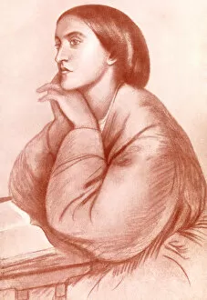 Images Dated 20th September 2006: Christina Georgina Rossetti, English poet, (1912). Artist: WA Mansell