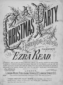 Vintage Christmas Celebration Prints: Christmas Party, c1909
