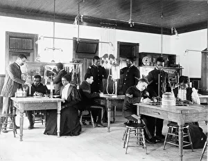 Hampton Institute Capillary Physics Print, 1899-1900
