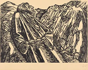 Ernst Barlach Print: The Cliffs, 1920