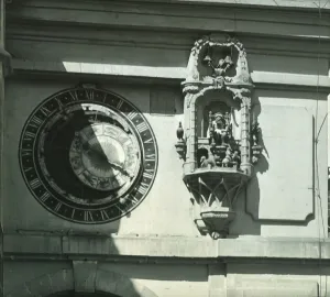 Astronomical Clock Tower Prints: Part of Clock - Berne - 1887. Creator: Unknown