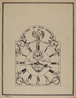 Nicholas Gorid Clock Print, c. 1938