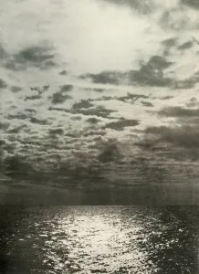 South Pole Exploration History Prints: A Cloud Effect Before The Sea Froze Over, c1908, (1909)