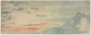 English Heritage Paintings Prints: Cloud Study, 1800s. Creator: Anonymous