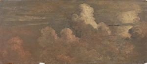 Romantic Era Landscape Prints: Cloud Study, 1837. Creator: Knud Baade