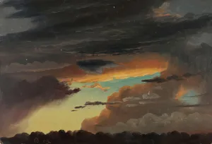 Cloud Study Print, 1852 Watercolor on paper
