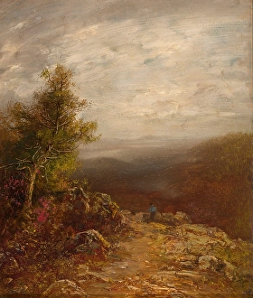 American Wilderness Landscapes Prints: Above the Clouds, about 1875-1878. Creator: Ralph Blakelock