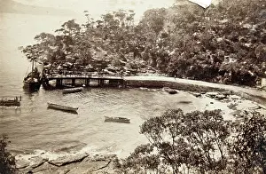 New South Wales Beaches Prints: Cobblers Beach, Mosman, c1910s. Creator: Unknown