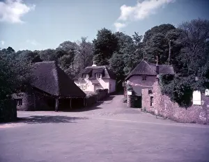 Prints of Cockington Village, Devon, c1955 Cockington Prints: Print of Cockington Village, Devon