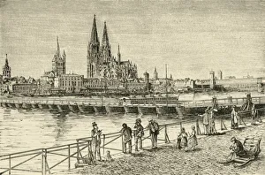 Cassells Illustrated Universal History Prints: Cologne, 1890. Creator: Unknown