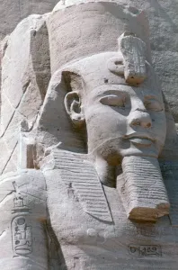 Colossal statue of Rameses II, Temple of Abu Simbel, Egypt, 13th century BC Colossal statue of Rameses II, Temple of Abu Simbel, Egypt, 13th century BC