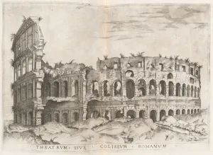 Flavian Amphitheatre Rome Prints: Colosseum. Creator: Unknown