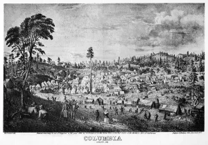 Columbia, California, 1852 (1937).Artist: Pollard & Britton Columbia, California, 1852 (1937).Artist: Pollard & Britton