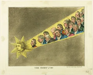 British Caricature Prints: The Comet of 1811, 1811. Creator: Unknown