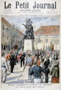 Commemoration of the Siege of Belfort, 1896. Artist: F Meaulle Commemoration of the Siege of Belfort, 1896. Artist: F Meaulle