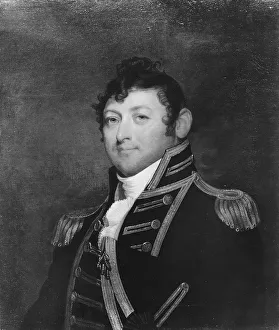 Prints of Commodore Isaac Hull, 1813-14. Formerly attributed to Gilbert Stuart Gilbert Stuart Prints: Gilbert Stuart Print of Commodore Isaac Hull, 1813-14