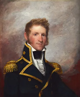 Gilbert Stuart Paintings Prints: Commodore Thomas Macdonough, c. 1815 / 1818. Creator: Gilbert Stuart