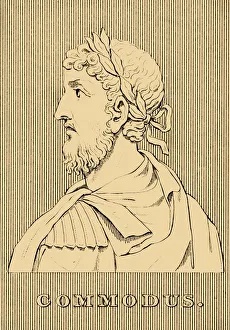 Roman Empire Historical Figures Prints: Commodus, (161-192 AD), 1830. Creator: Unknown