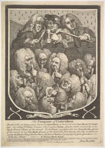 The Company of Undertakers, March 3, 1736. Creator: William Hogarth The Company of Undertakers, March 3, 1736. Creator: William Hogarth