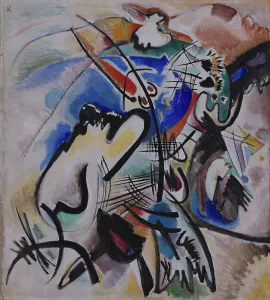 Abstract Art Kandinsky Prints: Composition, 1920. Creator: Kandinsky, Wassily Vasilyevich (1866-1944)