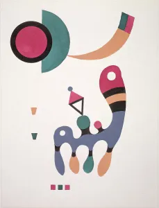 Abstract Expressionism Artists Prints: Composition, 1944. Creator: Kandinsky, Wassily Vasilyevich (1866-1944)