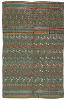 Compound Weave Textile Print, 1800s