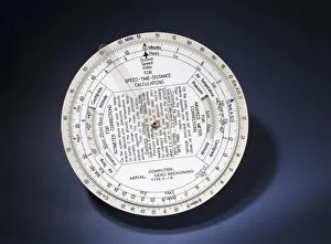 Computer, Weems E-1B Navigational. Creator: Weems System of Navigation Computer, Weems E-1B Navigational. Creator: Weems System of Navigation