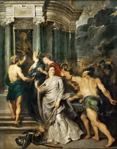 The conclusion of peace in Angers (The Marie de Medici Cycle). Artist: Rubens, Pieter Paul (1577-1640) The conclusion of peace in Angers (The Marie de Medici Cycle). Artist: Rubens, Pieter Paul (1577-1640)