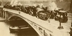 British Civil Engineering History Prints: A Concrete Bridge Across The Thames At Caversham, c1930. Creator: Unknown