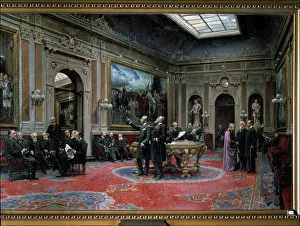 Conference of the Senate in March 1904 Oil by Asterio Mananos Conference of the Senate in March 1904 Oil by Asterio Mananos