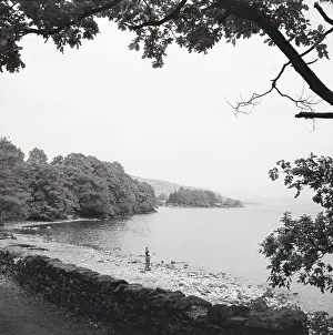 Coniston Lake District Print, c1955