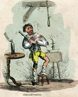 Unhappy Man Prints: Consideration