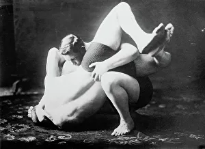 Black And White Boxing Photos Prints: Constant Le Marin, between c1910 and c1915. Creator: Bain News Service