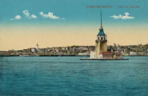 Print of Constantinople - The Maidens Tower