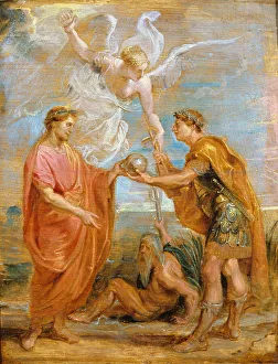 Pieter Paul Rubens Artist Prints: Constantius appoints Constantine as his successor