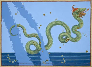 Constellation of Serpens, 1603. Artist: Johann Bayer Constellation of Serpens, 1603. Artist: Johann Bayer