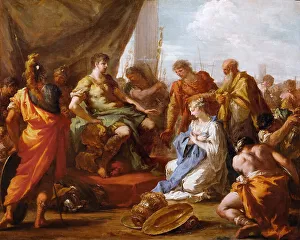 Venetian School Oil On Canvas Prints: The Continence of Scipio