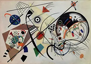 Blue Rider Movement Prints: Continuous Line, 1923. Creator: Kandinsky, Wassily Vasilyevich (1866-1944)