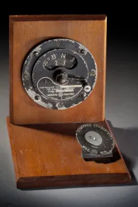 Magnetic Compass Print, Wiley Post Crash Instrument