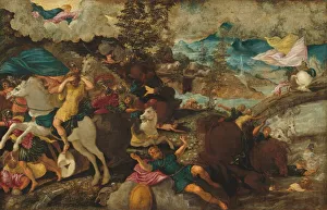 Jacopo Tintoretto Paintings Prints: The Conversion of Saint Paul, c. 1544. Creator: Jacopo Tintoretto
