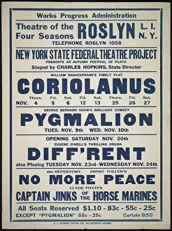 US Performing Arts History Prints: Coriolanus, Roslyn, [193-]. Creator: Unknown