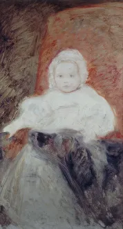 French Romantic Era Art Prints: Cornelie Scheffer as a child. Creator: Ary Scheffer