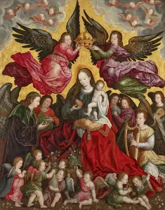 Christian Art Images Prints: The Coronation of the Virgin, Second half of the16th cen
