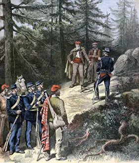 The Corsican Bandit, Jacques Bellacoscia, Surrendering to the Police, 1892 The Corsican Bandit, Jacques Bellacoscia, Surrendering to the Police, 1892