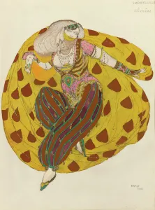 Costume design for the ballet Scheharazade by N. Rimsky-Korsakov Costume design for the ballet Scheharazade by N. Rimsky-Korsakov