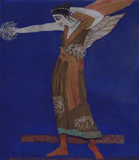 Costume design for the play Famira-kifared by I Costume design for the play Famira-kifared by I
