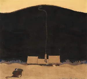 The cottage at the foot of the mountain, 1914 The cottage at the foot of the mountain, 1914