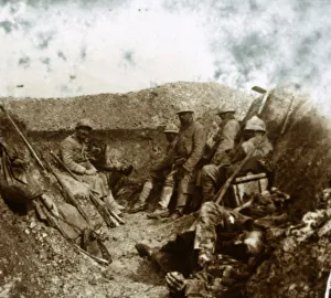 World War I Print: After Counter-Attack, 1914-1918