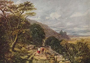 Country Track leading to Harlech Castle Print, 19th century
